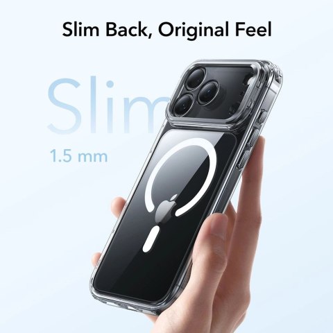 Etui ESR Classic Hybrid Kickstand MagSafe na iPhone 17 Pro Max - przezroczyste