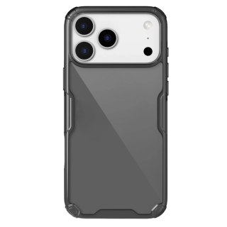 Etui Nillkin Nature TPU Pro na iPhone 17 Pro Max - półprzezroczyste-czarne