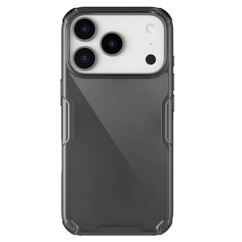 Etui Nillkin Nature TPU Pro na iPhone 17 Pro - półprzezroczyste-czarne