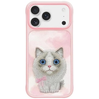 Etui Nimmy Big Eyed Pet 2.0 Cat do iPhone 17 Pro Max - różowe