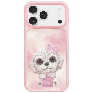 Etui Nimmy Big Eyed Pet 2.0 Dog do iPhone 17 - różowe