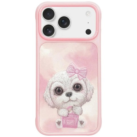 Etui Nimmy Big Eyed Pet 2.0 Dog do iPhone 17 - różowe