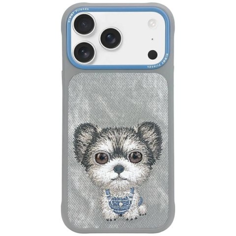 Etui Nimmy Big Eyed Pet 2.0 Dog do iPhone 17 - szare