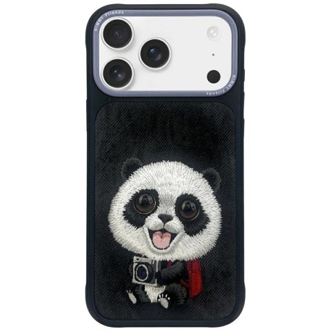 Etui Nimmy Big Eyed Pet 2.0 Panda do iPhone 17 Pro Max - czarne