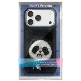 Etui Nimmy Big Eyed Pet 2.0 Panda do iPhone 17 - czarne
