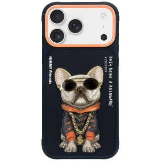 Etui Nimmy Glasses Cool Dog do iPhone 17 Pro Max - czarne