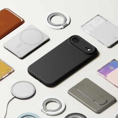 Etui Ringke Silicone Magnetic MagSafe na iPhone 17 Air - czarne