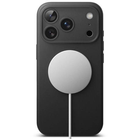 Etui Ringke Silicone Magnetic MagSafe na iPhone 17 Pro Max - czarne
