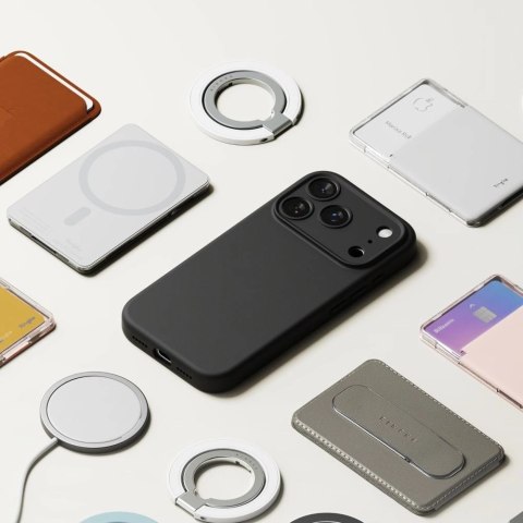 Etui Ringke Silicone Magnetic MagSafe na iPhone 17 Pro Max - czarne