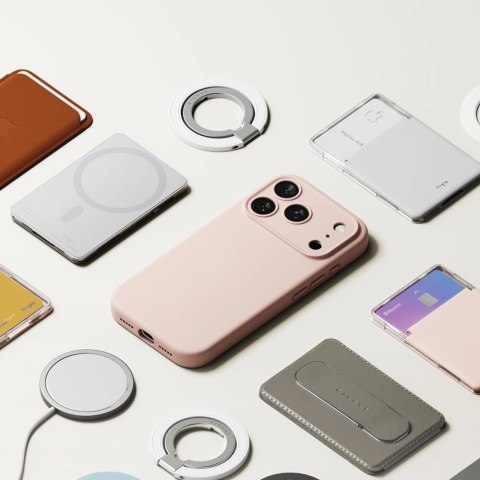 Etui Ringke Silicone Magnetic MagSafe na iPhone 17 Pro Max - różowe