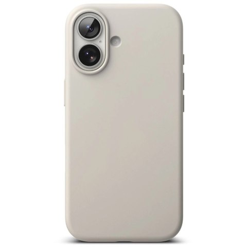 Etui Ringke Silicone Magnetic MagSafe na iPhone 17 - beżowe