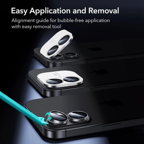 Osłona aparatu ESR Armorite na iPhone 16 / 16 Plus / 17 - przezroczyste