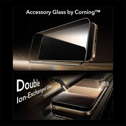 Szkło hartowane ESR UltraFit Armorite Pro na iPhone 17 Pro Max - przezroczyste