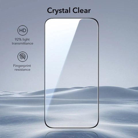 Szkło hartowane ESR UltraFit Tempered Glass 2-pack na iPhone 17 Air - przezroczyste