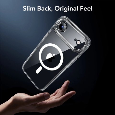 Zestaw ESR Classic Hybrid MagSafe + Szkło hartowane na iPhone 17 Air- przezroczyste