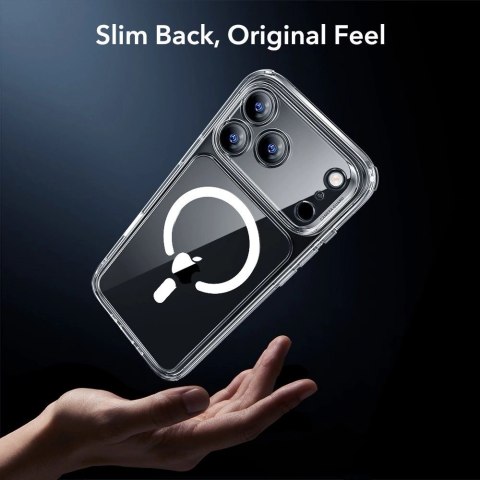 Zestaw ESR Classic Hybrid MagSafe + Szkło hartowane na iPhone 17 Pro Max - przezroczyste