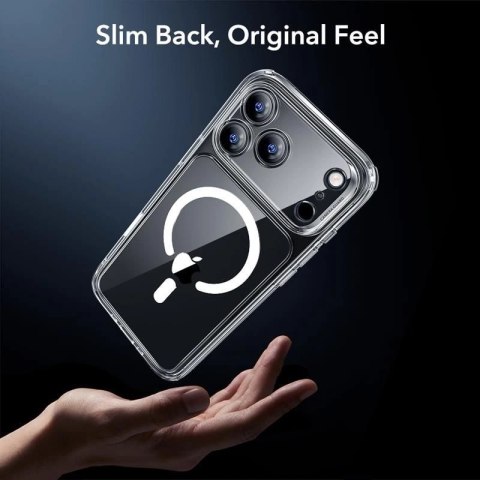 Zestaw ESR Classic Hybrid MagSafe + Szkło hartowane na iPhone 17 Pro - przezroczyste