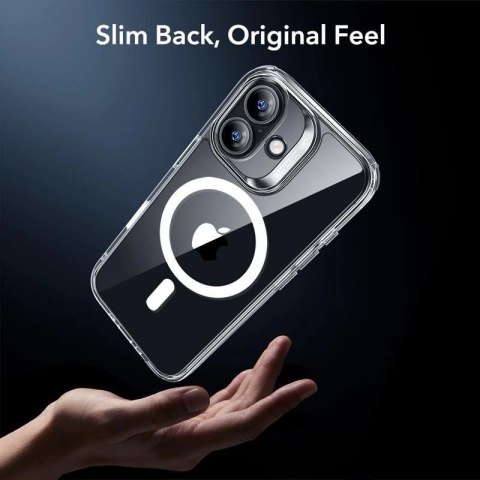 Zestaw ESR Classic Hybrid MagSafe + Szkło hartowane na iPhone 17 - przezroczyste