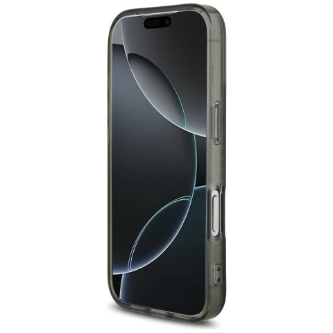 Etui AMG Double Layer Transparent Smocked MagSafe do iPhone 17 Pro - czarne