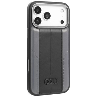 Etui Audi A6 Synthetic Leather MagSafe do iPhone 17 Pro Max - czarne