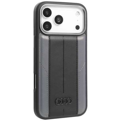 Etui Audi A6 Synthetic Leather MagSafe do iPhone 17 Pro Max - czarne