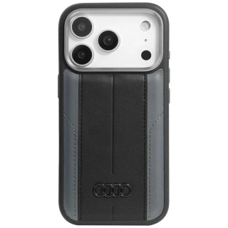 Etui Audi A6 Synthetic Leather MagSafe do iPhone 17 Pro - czarne