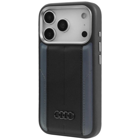 Etui Audi A6 Synthetic Leather MagSafe do iPhone 17 Pro - czarne