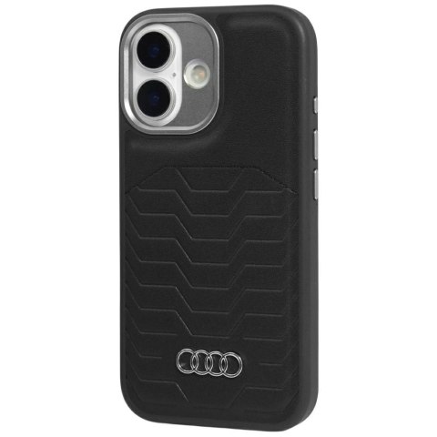 Etui Audi GT Synthetic Leather MagSafe do iPhone 17 - czarne
