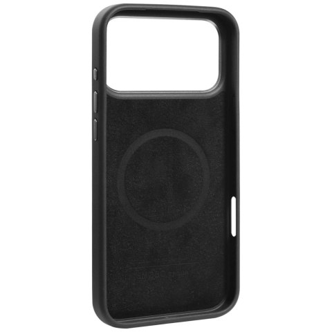 Etui Audi R8 Genuine Leather MagSafe do iPhone 17 Pro Max - czarno-czerwony