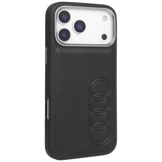 Etui Audi TT Synthetic Leather MagSafe do iPhone 17 Pro Max - czarne