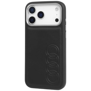 Etui Audi TT Synthetic Leather MagSafe do iPhone 17 Pro - czarne