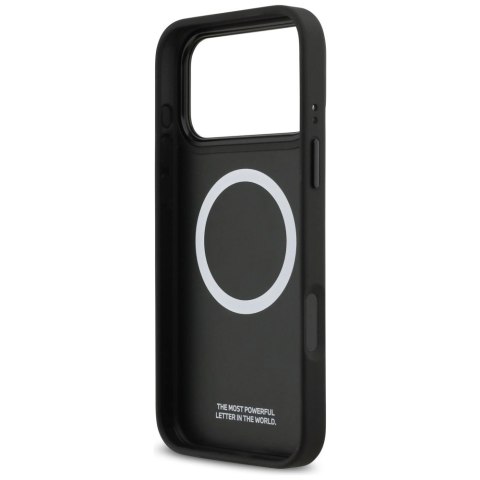 Etui BMW M Tricolor Metal Logo MagSafe do iPhone 17 Pro Max - szare