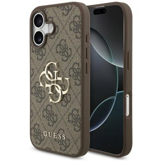 Etui Guess 4G Big Logo do iPhone 17 - brązowe