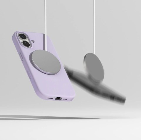 Etui Ringke Silicone Magnetic MagSafe na iPhone 17 - fioletowe