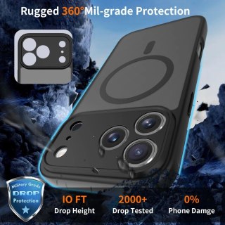Etui Tech-Protect BasicMag MagSafe na iPhone 17 Pro Max - czarny mat