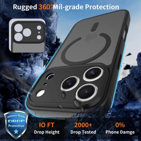 Etui Tech-Protect BasicMag MagSafe na iPhone 17 Pro Max - czarny mat