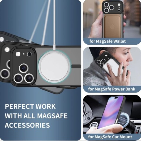 Etui Tech-Protect BasicMag MagSafe na iPhone 17 Pro Max - czarny mat