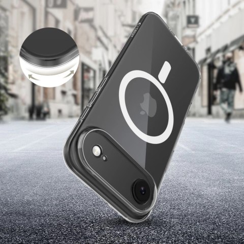 Etui Tech-Protect FlexAir MagSafe na iPhone 17 Air - przezroczyste