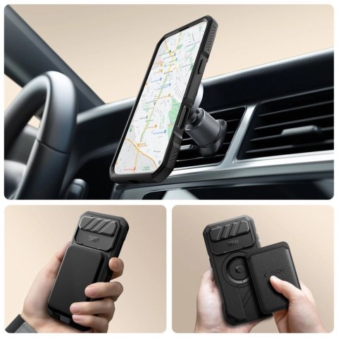 Etui Tech-Protect Kevlar MagSafe na iPhone 17 Air - czarne