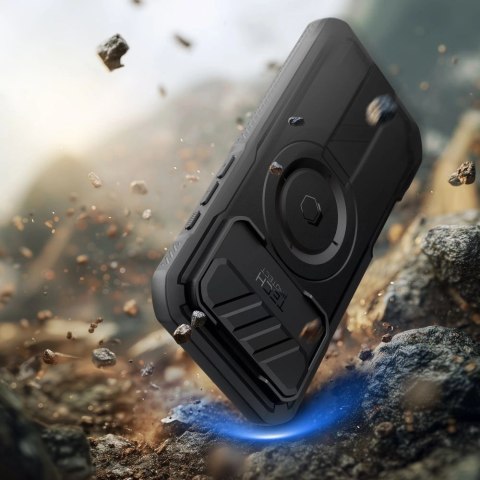 Etui Tech-Protect Kevlar MagSafe na iPhone 17 Air - czarne