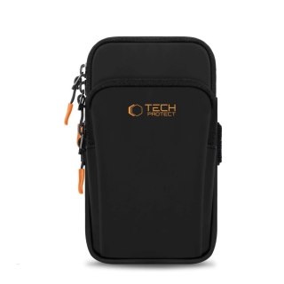 Etui Tech-Protect M7 Universal Sport Armband - czarno-pomarańczowa