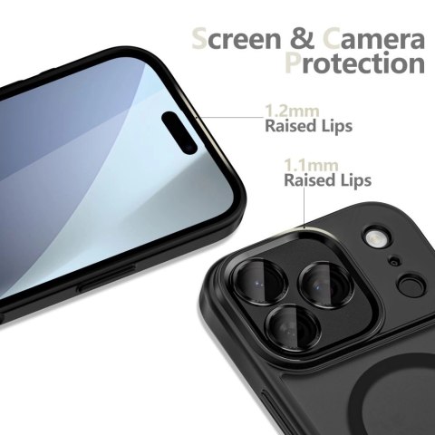 Etui Tech-Protect MagCam MagSafe na iPhone 17 Pro - czarny mat