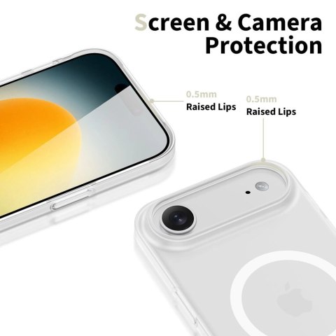 Etui Tech-Protect MagFlex MagSafe na iPhone 17 Air - przezroczysto-matowe