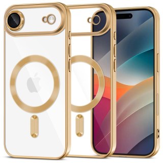 Etui Tech-Protect MagFlex MagSafe na iPhone 17 Air - przezroczysto-złote