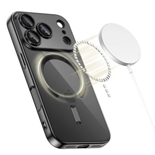 Etui Tech-Protect MagFlex MagSafe na iPhone 17 - przezroczysto-czarne