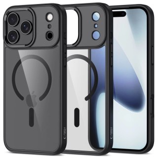 Etui Tech-Protect MagMat MagSafe na iPhone 17 Pro - przezroczysto-czarne
