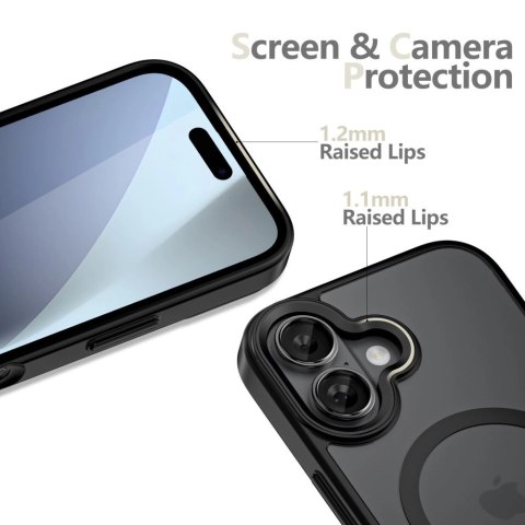 Etui Tech-Protect MagMat XT 4-set MagSafe na iPhone 17 - czarny mat