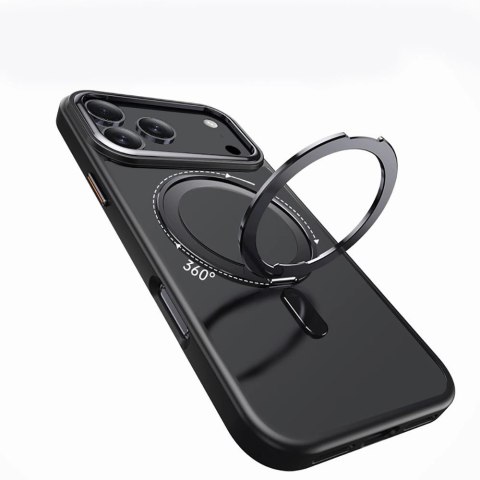 Etui Tech-Protect MagRing MagSafe na iPhone 17 Pro Max - czarny mat