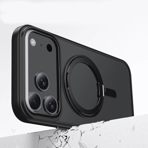 Etui Tech-Protect MagRing MagSafe na iPhone 17 Pro - czarny mat