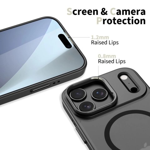 Etui Tech-Protect MagStand MagSafe na iPhone 17 Pro Max - czarny mat
